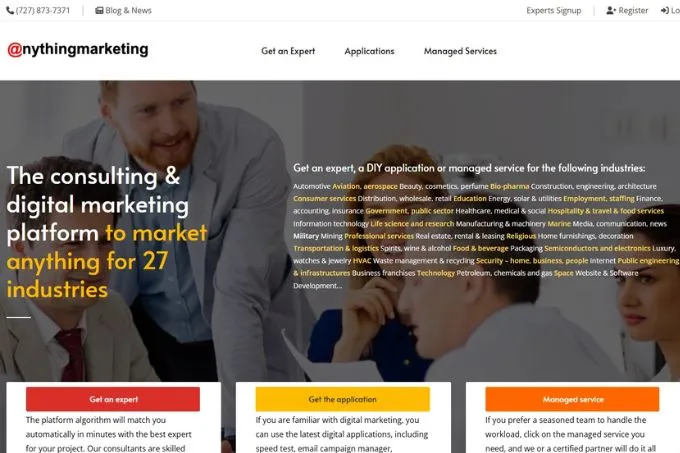 Plateforme marketing SaaS 